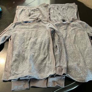 Set of two boys fleece base layers